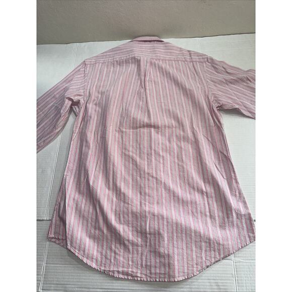 Polo Ralph Lauren Long Sleeve Custom Fit Button-Down Pink Striped Shirt NWT M - Picture 12 of 12